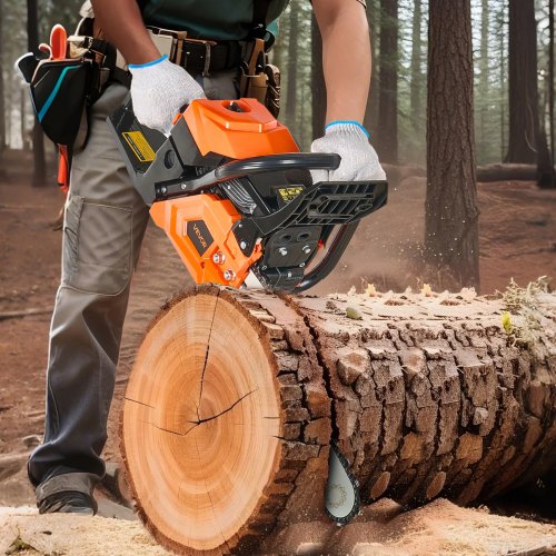 VEVOR 62cc Benzin-Kettensäge Motorsäge 3,6PS 508mm 11800U/min Holzschneiden