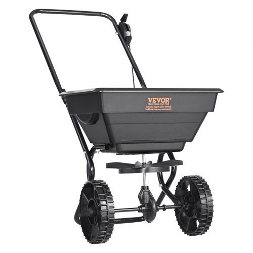 VEVOR 25LB Broadcast Spreader Walk-Behind Rasenstreuer Dünger Gartensämaschine