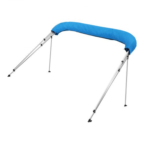VEVOR Bimini Top Bootsverdeck Bootdach Sonnenverdeck Blau 4 Bögen 185-198cm