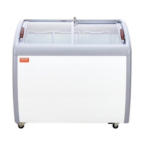 VEVOR 264L Kommerzielle Eisvitrine Gelato-Tauch-Gefrierschrank Eiscreme-Vitrine