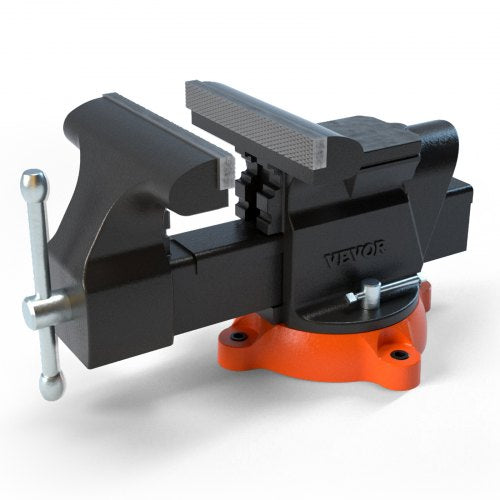 VEVOR Vvevor Schraubstock Amboss 360° drehbar 1,5-7,4 cm Spannweite Werkbankschraubstock