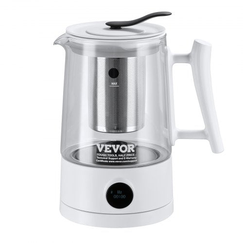 VEVOR Wasserstoff-Wasserkrug-Generator, 1,5 L Wasserstoffgenerator-Wasserkocher mit Großer Kapazität, SPE- und PEM-Technologie, Wasserstoffreicher Wasserionisierer zum Aufbrühen von Kaffee oder Tee