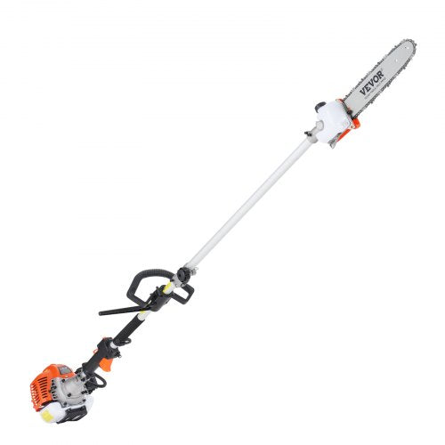VEVOR 6-in-1 Heckentrimmer Benzin-Heckenschere 33CC Langstielheckenschere 0,8L