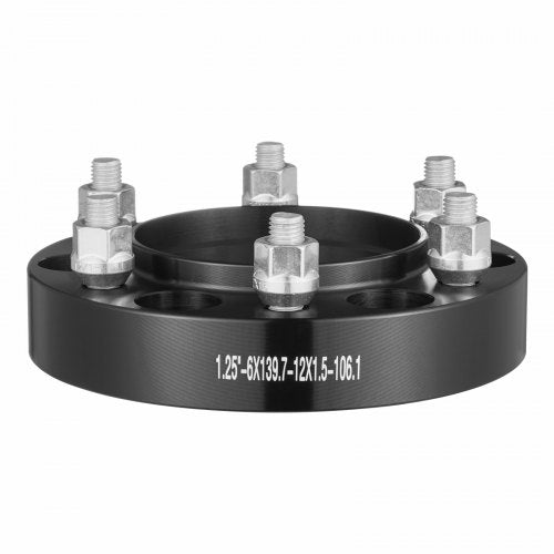 VEVOR 1,25 Zoll 6 x 5 Zoll Spurverbreiterungen Radadapter 6 Radschrauben