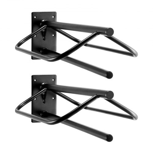 VEVOR 2x Sattelhalter mit 2 Ebenen Wandmontage Sattelständer Pferde Schwarz