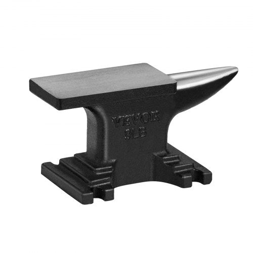 VEVOR Amboss Einzelner Hornamboss 4kg Stahlgussamboss Geschmiedeter Amboss Robuster Hornamboss Schmied Juweliere Metallschmied Schmiedewerkzeug Geeignet für Nieten, Abflachen, Schmieden und Formen