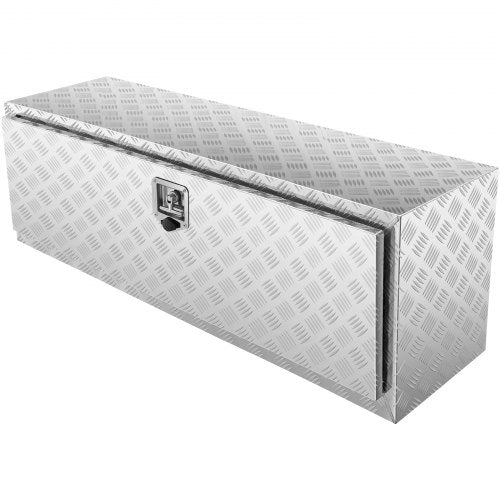 VEVOR Unterboden-Lkw-Box, 1219 x 430 x 460 mm Pickup-Aufbewahrungsbox, Aluminium-Werkzeugkasten mit Schloss &amp; Schlüsseln, Wasserdichte Anhänger-Werkzeugkiste für Lkw, Transporter, Anhänger usw.