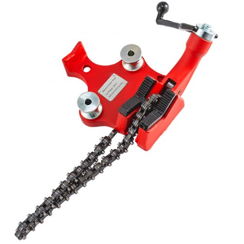 Schraub-Kettenschraubstock für 1/2'' bis 6'' Rohr-Schraubstock mit Kurbelgriff