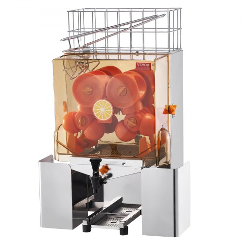 VEVOR Kommerzielle Orangensaftpresse, 120 W, Saftpresse, Extraktor, Wasserhahn