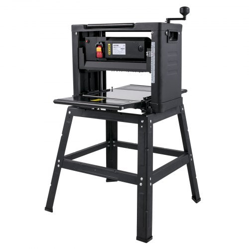 VEVOR Dickenhobelmaschine Max. Hobelbereite 330 mm Abricht und Dickenhobel 0-3 mm Hobelmaschine 2000 W Holzbearbeitung Dickenhobel 6-160 mm Thicknesser mit Ständer 8000 U/min Dickholzhobelmaschine