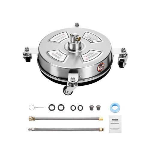 VEVOR 325mm Hochdruckreiniger Oberflächenreiniger 4000PSI 2 verlängerte Stäbe