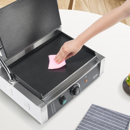 VEVOR Panini-Pressgrill Sandwichmaker Kontakt Grill Kommerziell Elektrisch