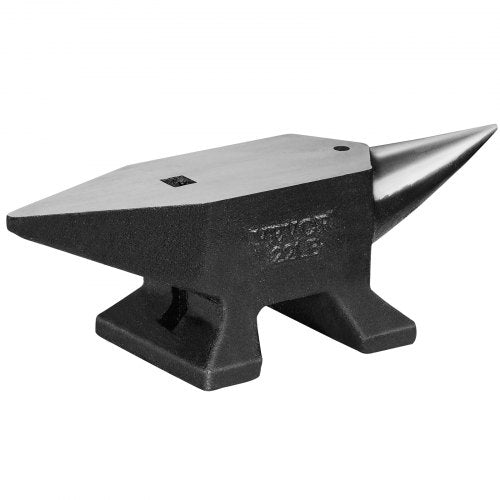 VEVOR Amboss Einzelner Hornamboss 10 kg Stahlamboss Geschmiedeter Amboss Robuster Hornamboss Schmied Juweliere Metallschmied Schmiedewerkzeug Geeignet für Nieten, Abflachen, Schmieden und Formen