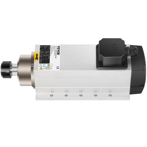 VEVOR Spindelmotor CNC Spindelmotor Luftgekühlte ER 25, Luftkühlung Spindelmotor 4 Kw, Luftgekühlter Motor für CNC Spannzangenfutter 1-18000 U / min Air Cooled Spindle Motor Wind Cooled