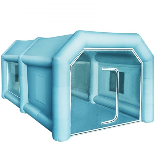 VEVOR Lackierzelt Ausblasbares Autosprühkabine 4 x 2,5 x 2,2 m Lackierkabine Pop Up Zelt Campingzelt Großes Zelt
