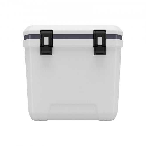 VEVOR Tragbare Kühlbox Isolierte Hartkühlbox mit Getränkehalter 38Qt