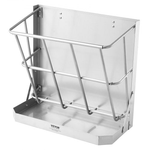 VEVOR Heuraufe Futterraufe Wandraufe 2in1 Futtertrog Futterspender 610x297x584mm