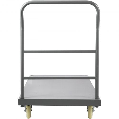 VEVOR Plattformwagen 907 kg Tragkraft Transportwagen, 125 mm Rollendurchmesser Lagerwagen, Ladefläche 1200 x 610 mm Lastenwagen Klappbar, Paketwagen mit Antirutschbeschichtung, Transportkarre Metall