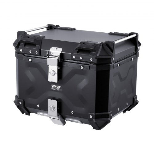 VEVOR Motorradkoffer Top Case Universal Motorrad Tasche 45L Topbox Aluminium
