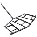 VEVOR Schleppegge 2200 x 2070 x 100 mm Traktor Wiesenegge Wiesenschleppe aus 4 mm dickem Q235-Stahl Feldegge Einstellbarer Querstangenbereich 203,2/406,4 mm Rasenschleppe ATVs, UTVs, Gartentraktoren