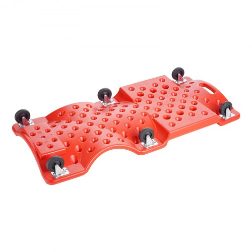 VEVOR Montagerollbrett Werkstattliege Montageliege 1016mm 158,8kg Rollbar Rot