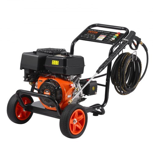 VEVOR Benzin-Hochdruckreiniger 4400PSI 15L/min 4 GPM mit 5 Düsensatz für Autos