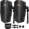 VEVOR Fender-Set 2 Fenders 21,84 x 40,64 cm EVA Bootsfender, Horizontale oder vertikale Montage, Stegfender mit Polyesterseile &amp; Kabelschloss Aufbewahrungstasche, UV-geschützt Bootsfender Schwarz