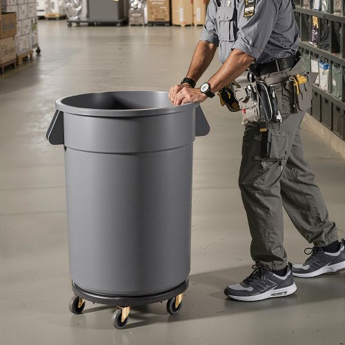 VEVOR Abfalleimer Dolly Mülltonnenwagen für 75,7/121/166,6/208 L Müllcontainer 227kg