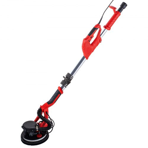 VEVOR Exzenterschleifer Schleifmaschine Trockenbauschleifer Werkzeug 225mm 750W Schleifmaschine mit Streifenweise Vakuumbeutel Handschuhe Schutzbrille