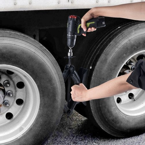 VEVOR H-Chock Radstabilisator, Anhänger, Wohnmobil, Reifenunterlegkeil mit Ratschenschlüssel, 2 Stück