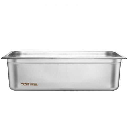 VEVOR 6 x Hotelpfannen Gastronormbehälter Edelstahl 530x327x150mm 20,2L