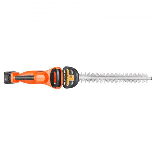 VEVOR Akku-Heckenschere Heckentrimmer Elektroheckenschere 51cm, Doppelklinge