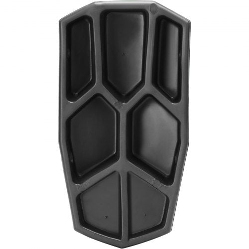 VEVOR Fender-Set 2 Fenders 21,84 x 40,64 cm EVA Bootsfender, Horizontale oder vertikale Montage, Stegfender mit Polyesterseile &amp; Kabelschloss Aufbewahrungstasche, UV-geschützt Bootsfender Schwarz