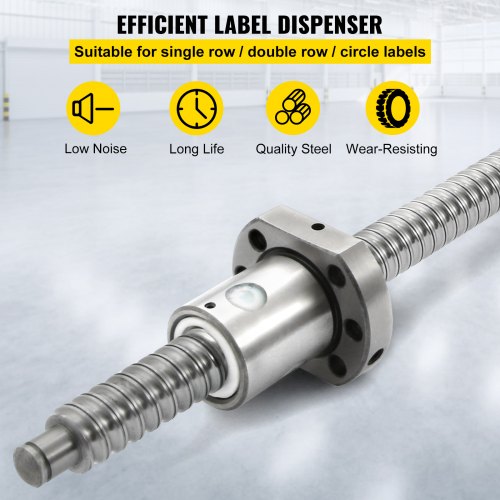 VEVOR Linearfuehrung Linearführunge Linearschiene 1 set RM1605 1000mm Anti-backlashed Kugelgewindetrieb &amp;BF12/BK12&amp; 6.35*10mm Kupplung