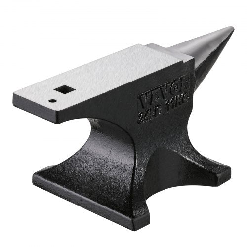 VEVOR Einzelhorn-Amboss 11,5kg Gussstahl Amboss Runder Horn-Amboss Schmiede