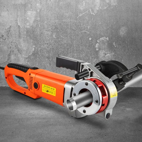 VEVOR Tragbare Gewindeschneidmaschine, Elektrischer Rohreinfädler für Rohre mit Tragetasche, 6 Matrizen 1/2", 3/4", 1", 1-1/4", 1-1/2",2", 2300 W 220 V Elektro-Gewindeschneidmaschine(EU PLUG 220V)