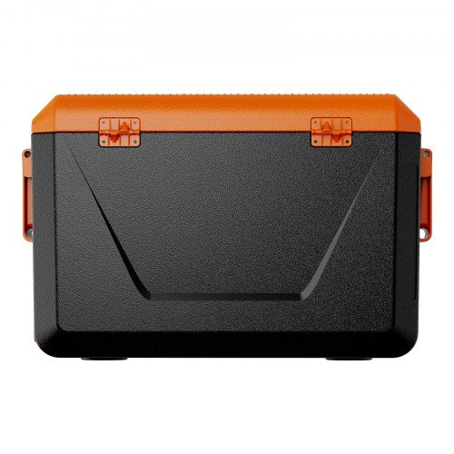 VEVOR Tragbare Kühlbox Isolierte Hartkühlbox mit Getränkehalter 63Qt