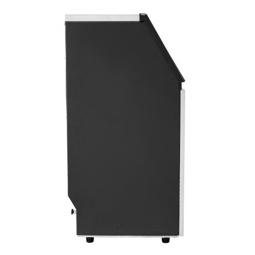 VEVOR Kommerzieller Eisbereiter Eismaschine 54,43kg/Tag LED Anzeige Restaurant