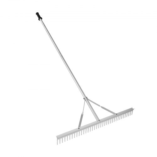 VEVOR Landschaftsrechen, 36-Zoll-Kopf, Aluminium-Landschaftsrechen, 75 Zoll, verstellbarer Griff