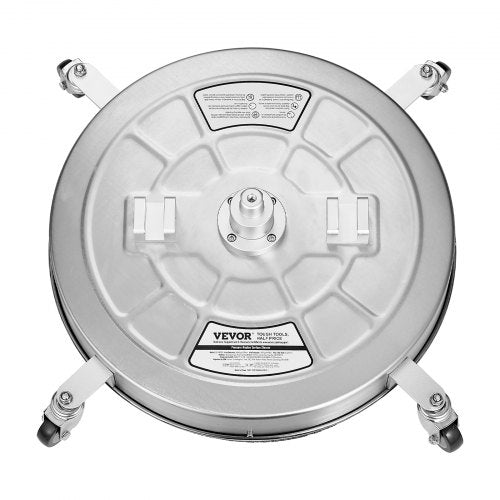 VEVOR Hochdruckreiniger Oberflächenreiniger 612 mm max. 310 Bar Griffe Räder