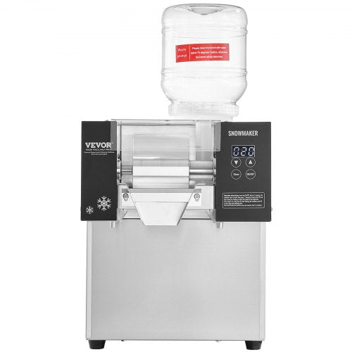 VEVOR Kommerzielle Schneeflocken-Eismaschine 170kg/24h Eis Rasierer Edelstahl
