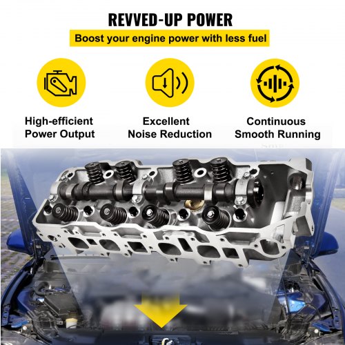 85-95 Toyota 4Runner Pickup Celica 2.4 Complete Cylinder Head 22R 22RE 22RE New