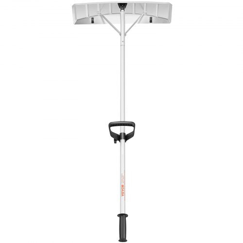 VEVOR Schneeschaufel Dach 64 cm, Einstellbereich 1,52 bis 6,4 m, Dachschneeräumer aus Aluminium und ABS Schaufel, Schneeschieber mit Schutzrädern und rutschfestem Griff Schneeräumer Dachräumer