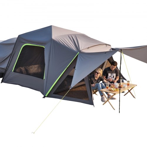 VEVOR Campingzelt SUV Outdoor Zelt mit Markise Wasserdicht 305x310cm Auto-Zelt