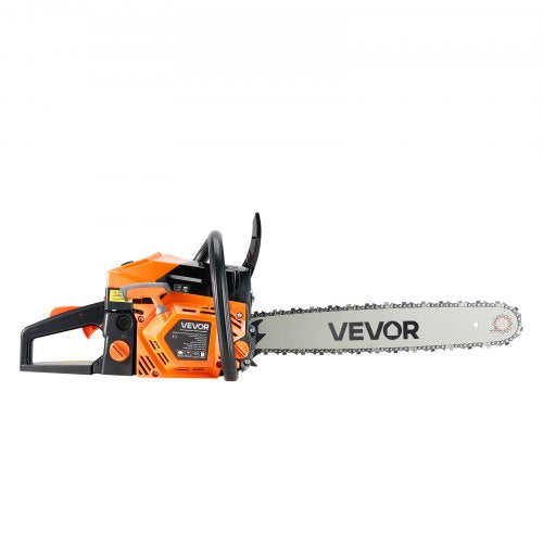 VEVOR 62cc Benzin-Kettensäge Motorsäge 3,6PS 508mm 11800U/min Holzschneiden