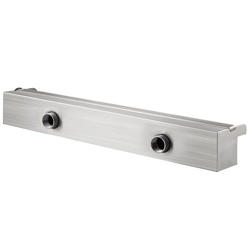 VEVOR Schwalldusche Wasserfall Poolfontäne Led 23,6  x 4,5 x 3,1  Poolbrunnen 1,3 Wasserfontäne 0,87 Dekoration Gartenteich