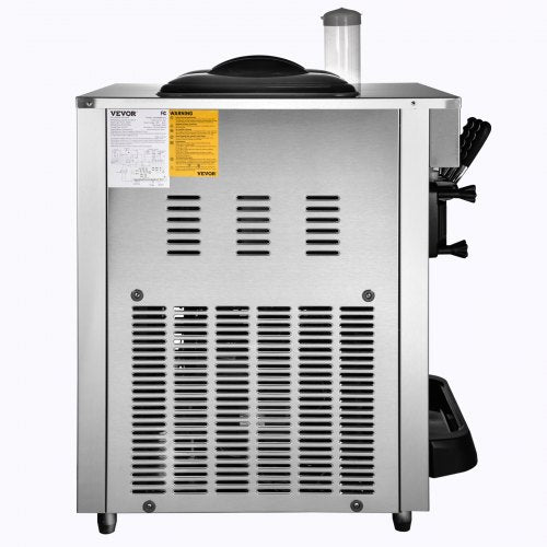 VEVOR Kommerzielle Softeismaschine 2200 W Arbeitsplatte Softeismaschine 22-30 L/Std.Softeismaschine Desktop, Softeismaschine 3 Geschmack mit LCD-Display Eiscrememaschine Speiseeismaschine