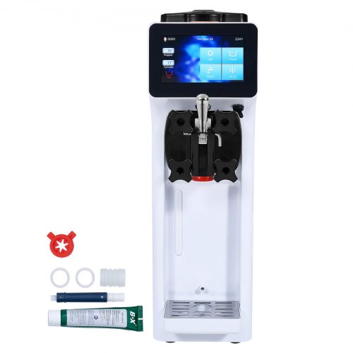 VEVOR Softeismaschine, 10 l/h, Ausbeute, Einzelgeschmack, Arbeitsplatte