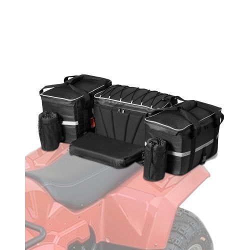 VEVOR 54L ATV UTV Hinten Lagerung Tasche Hecktasche Aufbewahrungstasche Schwarz