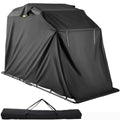 VEVOR Motorradgarage 270 x 105 x 155cm, Motorrad Garage 50, Schutzplane XL Farbe Schwarz NEU
